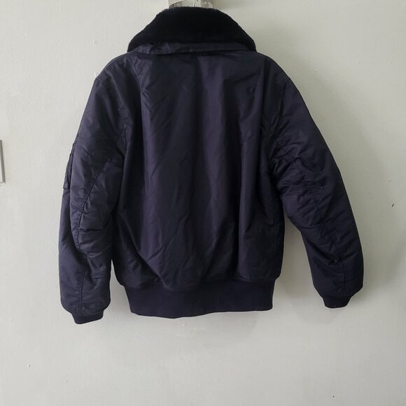 Okonkwo Military Jacket Men's Black US Air Force Logo Long Sleeve Size Medium - Picture 2 of 12